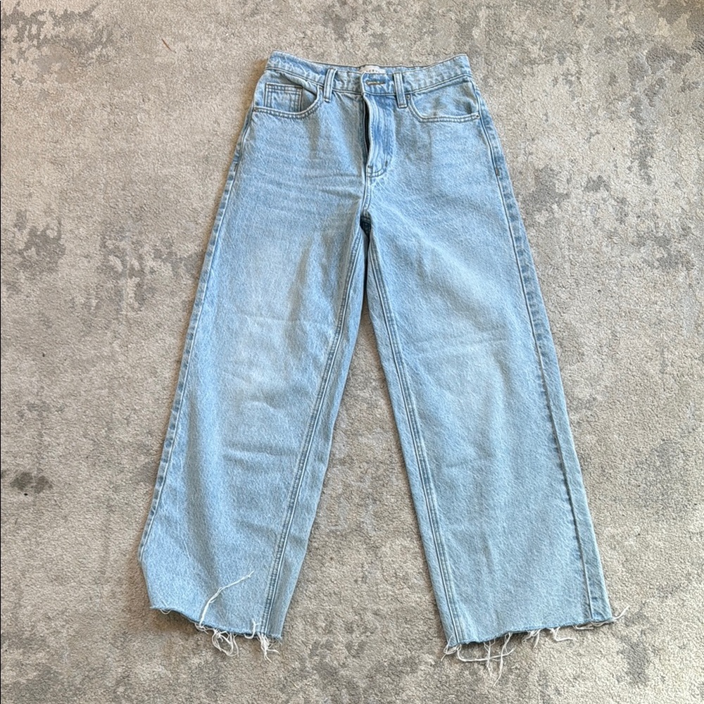 PacSun Blue Flare Wide Leg Jeans